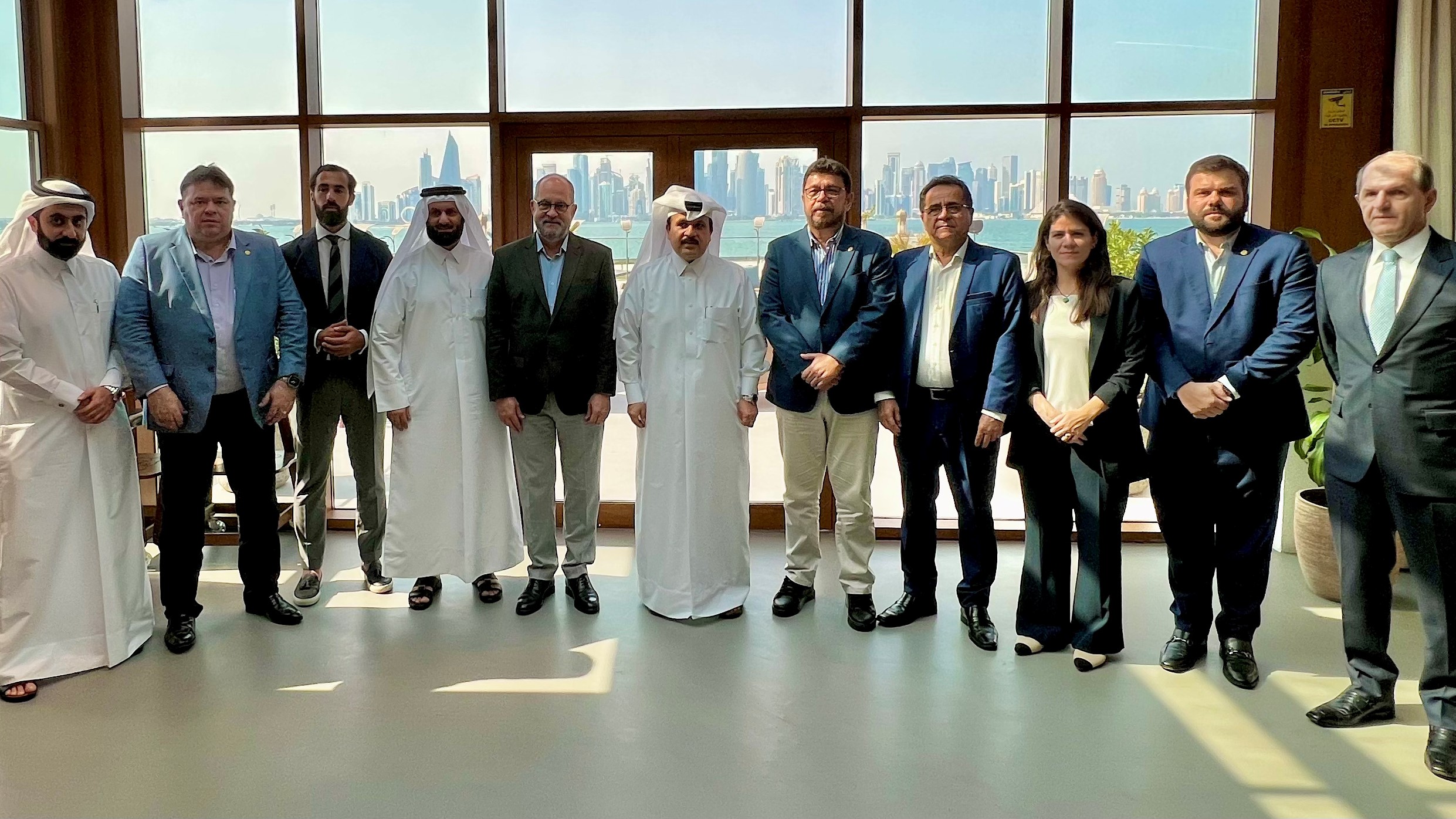 Delegação sergipana realiza reunião de trabalho com a empresa Nebras Power, em Doha