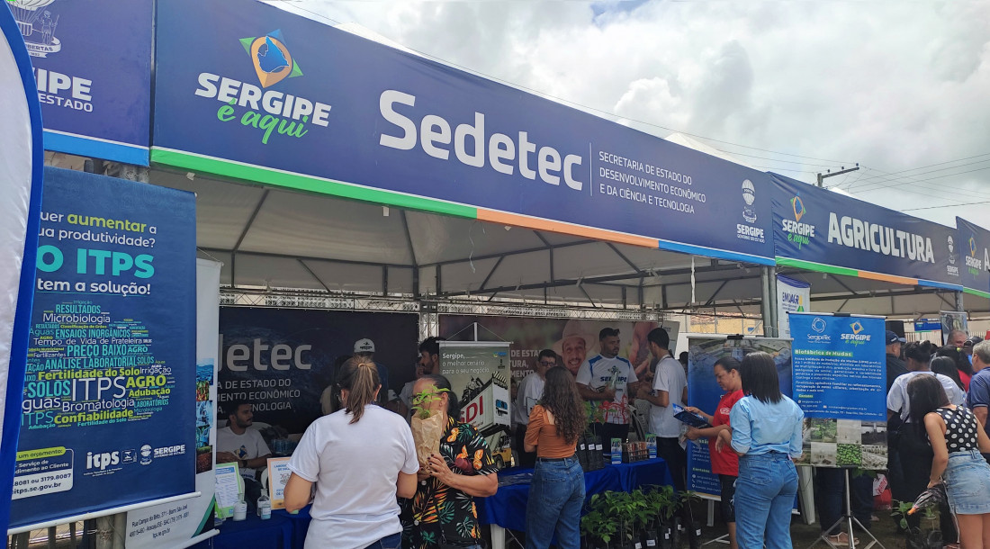 Sedetec distribui mudas de plantas e prospecta negócios durante ‘Sergipe é aqui’ em Laranjeiras