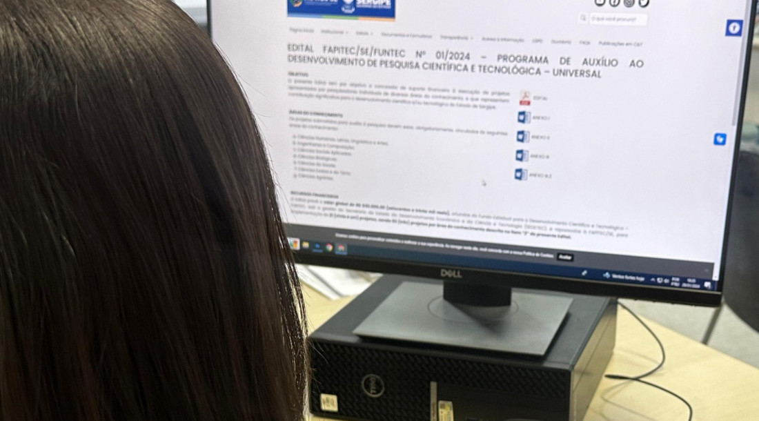 Fapitec/SE lança Programa de Auxílio ao Desenvolvimento de Pesquisa Científica e Tecnológica em Sergipe