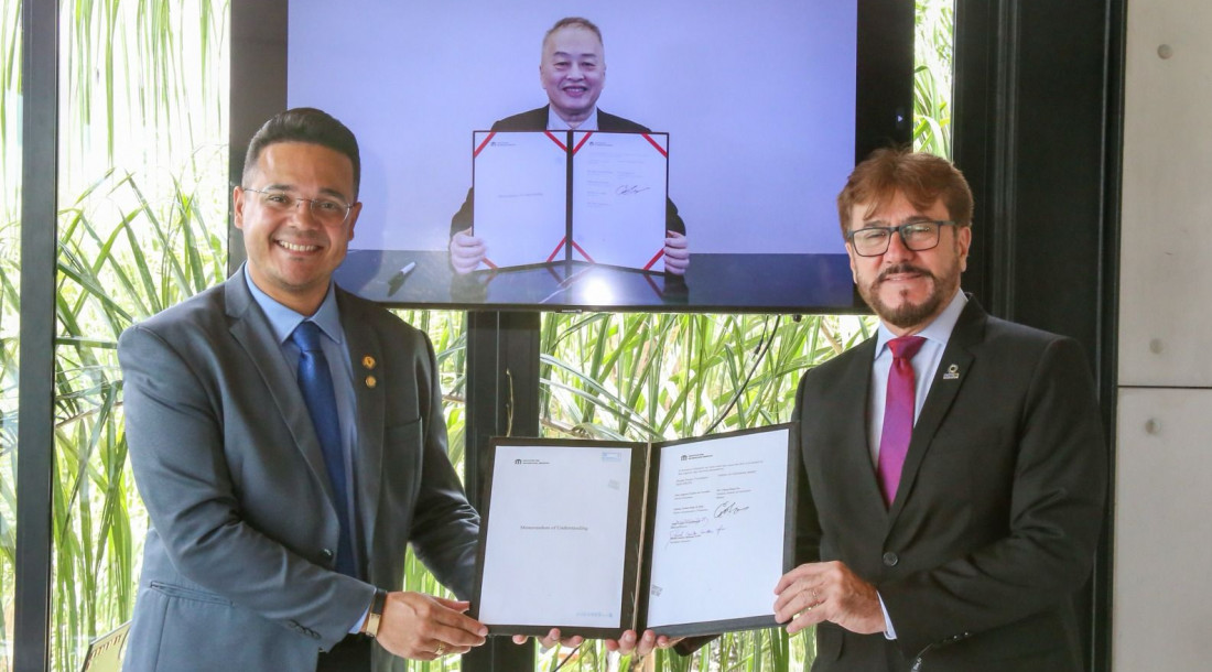 SergipeTec assina memorando para troca de conhecimentos em tecnologia com Taiwan