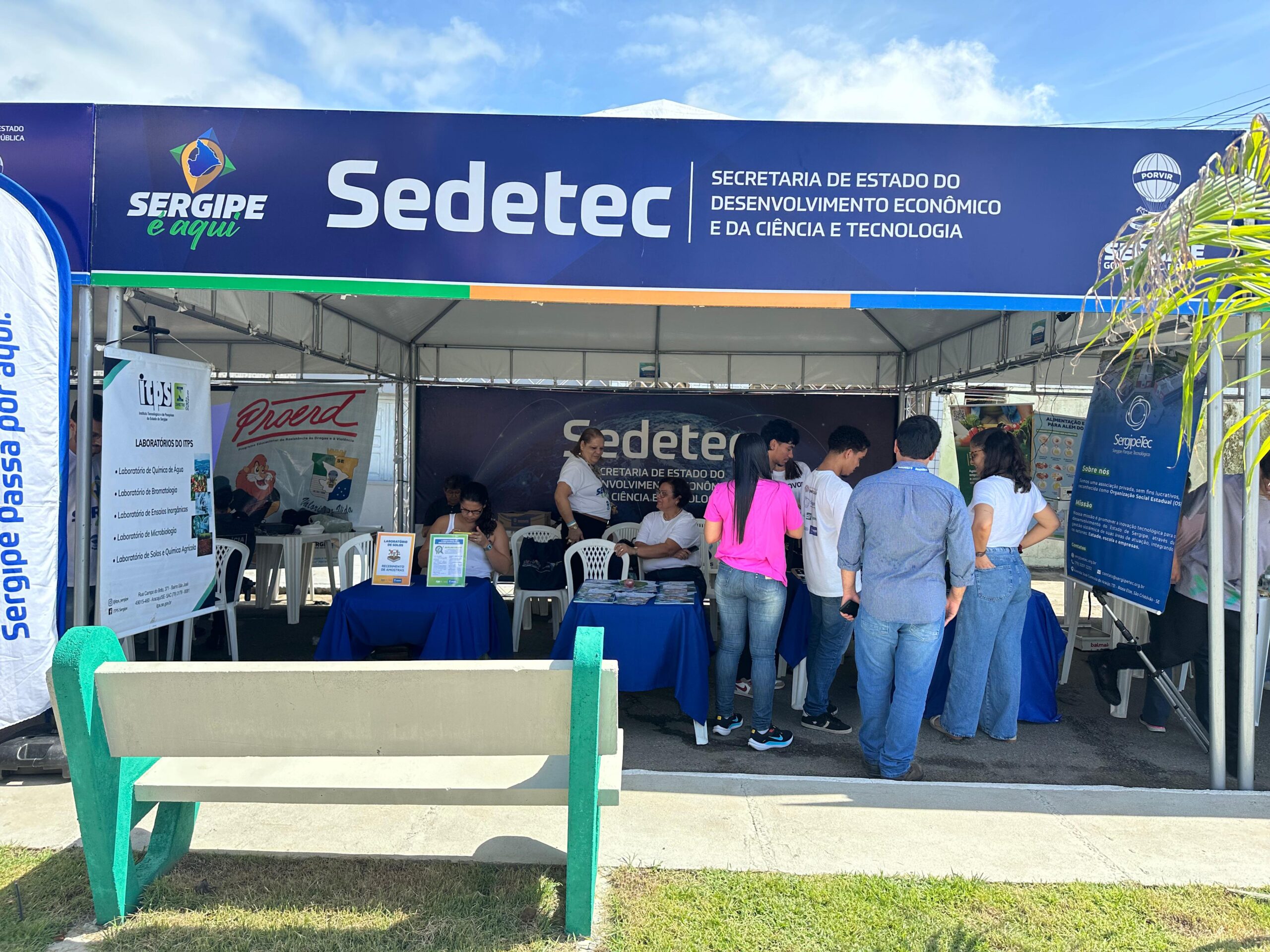Sistema Sedetec promove divulgação tecnológica durante ‘Sergipe é aqui’ em Itabi