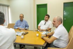 Diretor do Grupo Polimix recebeu o secretário Valmor Barbosa e o superintendente Marcelo Menezes